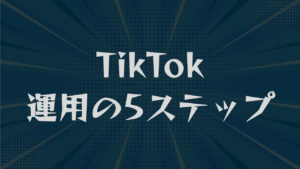 TikTok運用の5ステップ｜コンセプト設計から分析まで解説